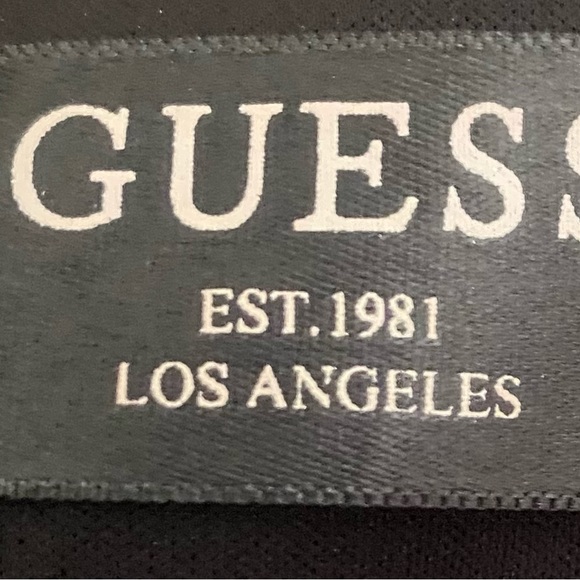 Guess, size 6, black leopard print dress, mesh top, A line, excellent condition! - Picture 4 of 4